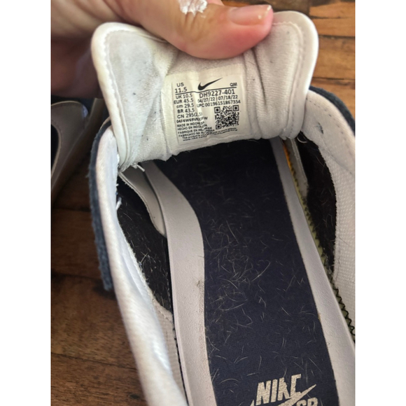 Men's Nike SB BRSB Sneakers US 11.5 Navy White - Picture 6 of 7